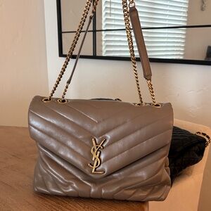 Yves Saint Laurent Med LouLou Quilted Shoulder Bag